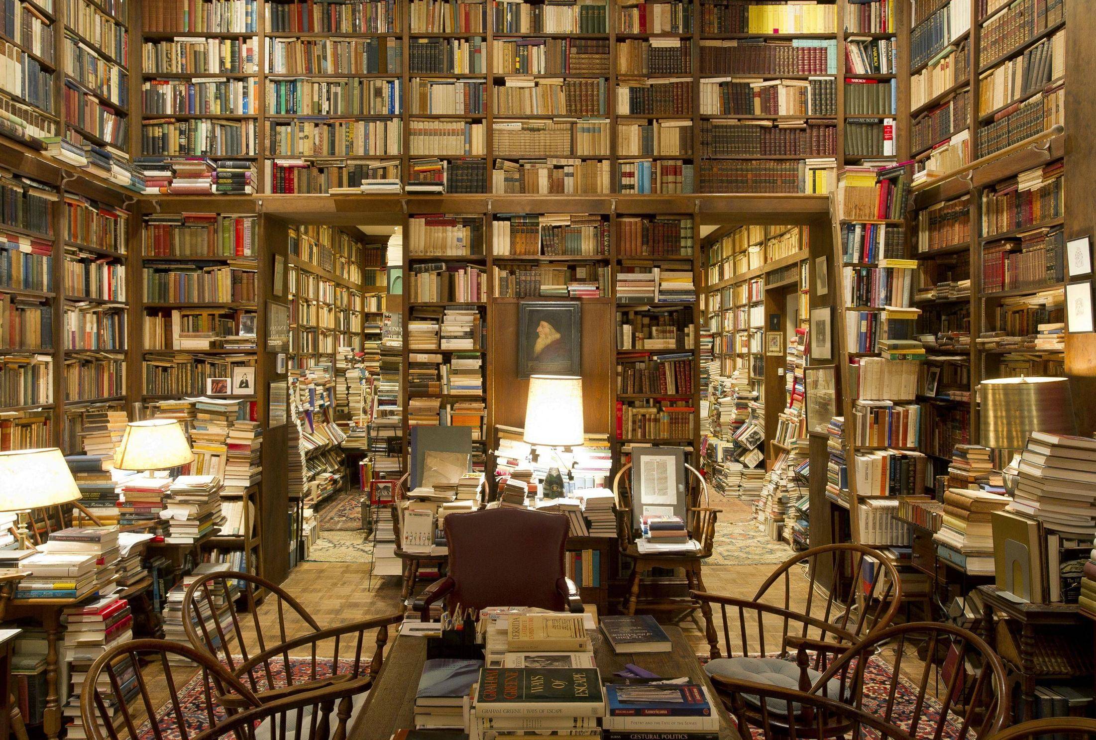 This would be my living room if we didn't have ebooks.